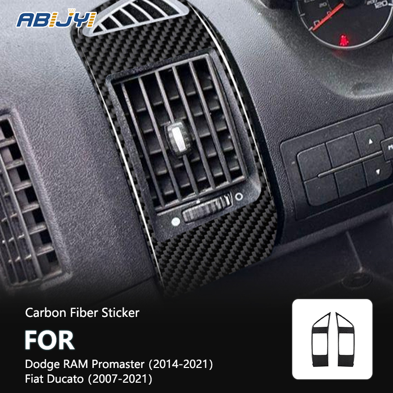 Car Accessories Low Price - Left Right Vents Carbon Fiber Interior
