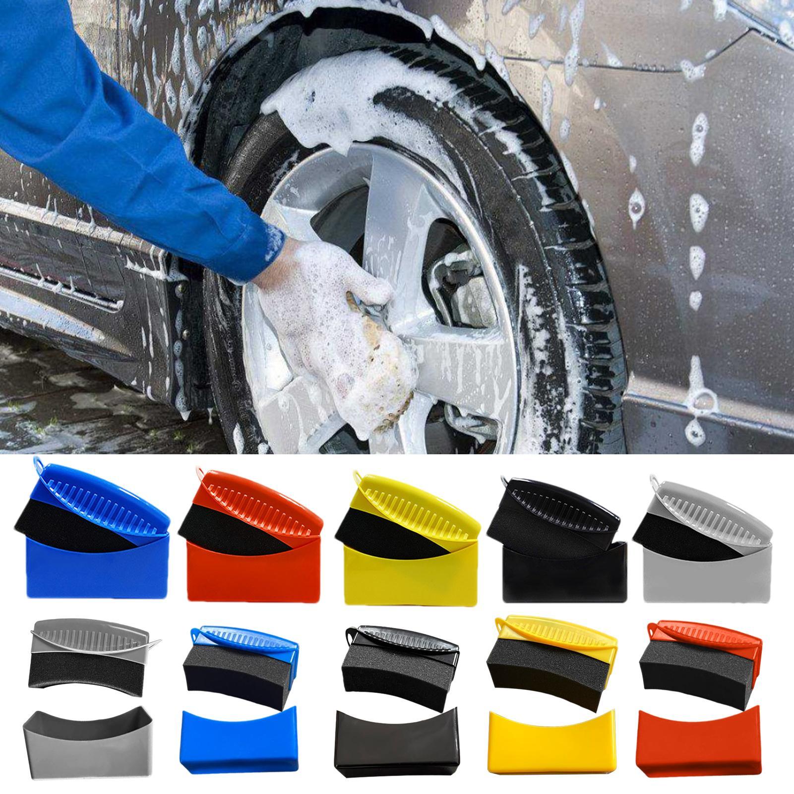 Car Detailing Brush - Car Wheel Polishing Waxing Sponge Brush