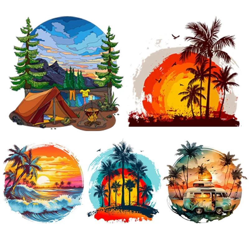Car Accessories Ebay - Car Stickers COutdoor Camping Sunrise Sunset