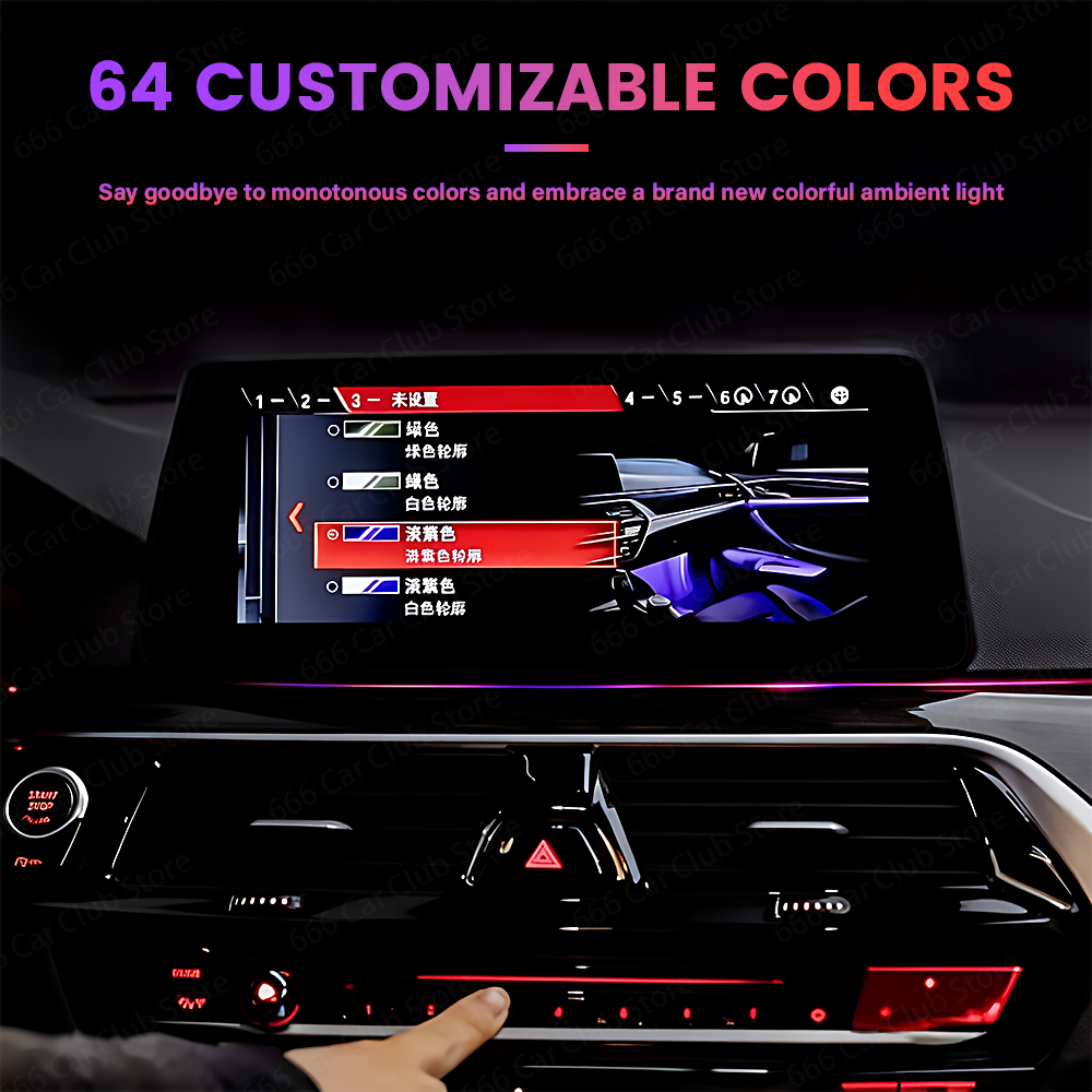 Upgrade 11 Colors to 64 Colors - đánh giá và giá Led Interior Ambient Light