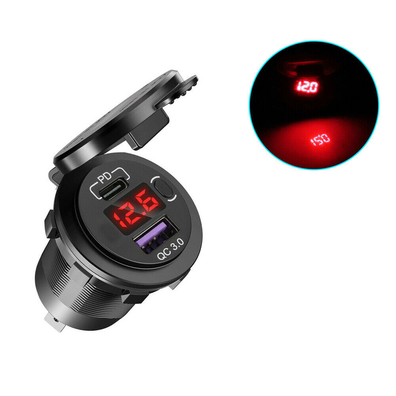 Portable QC 3.0+ PD Dual USB F - đánh giá và giá Car Accessories Qc