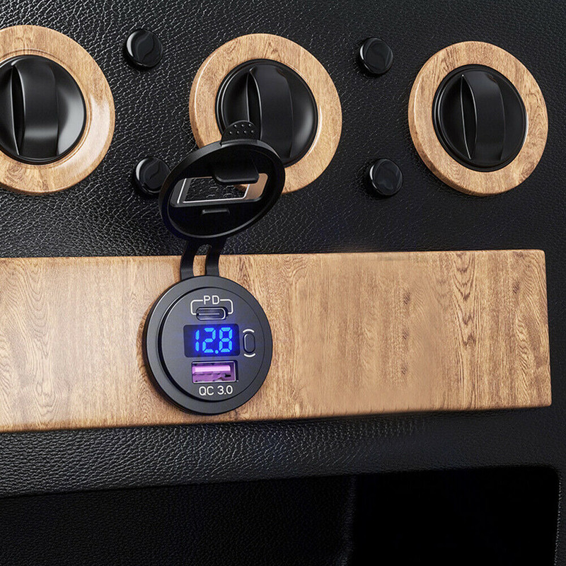 Portable QC 3.0+ PD Dual USB F - đánh giá và giá Car Accessories Qc