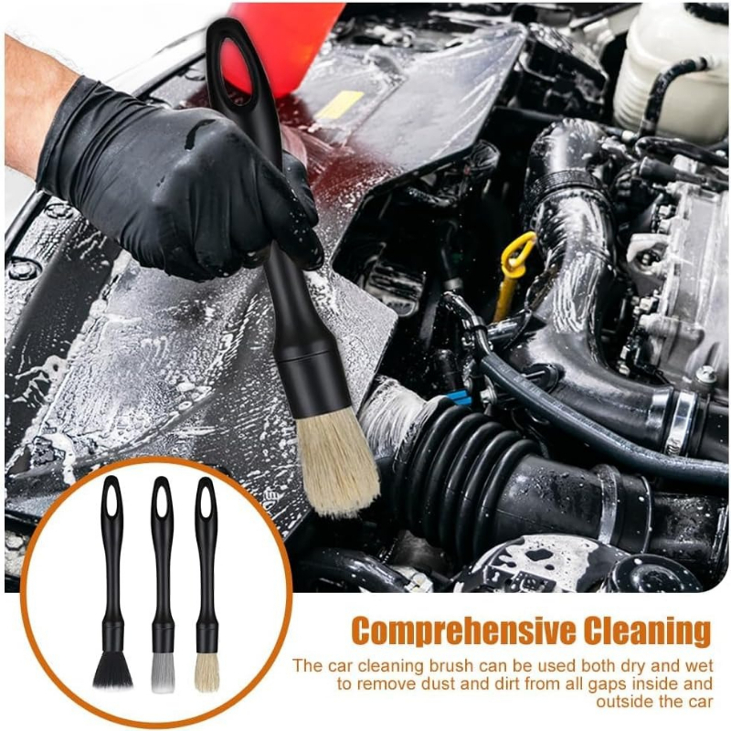 5pcs Automotive Detail Brush K - đánh giá và giá Car Detailing Brush