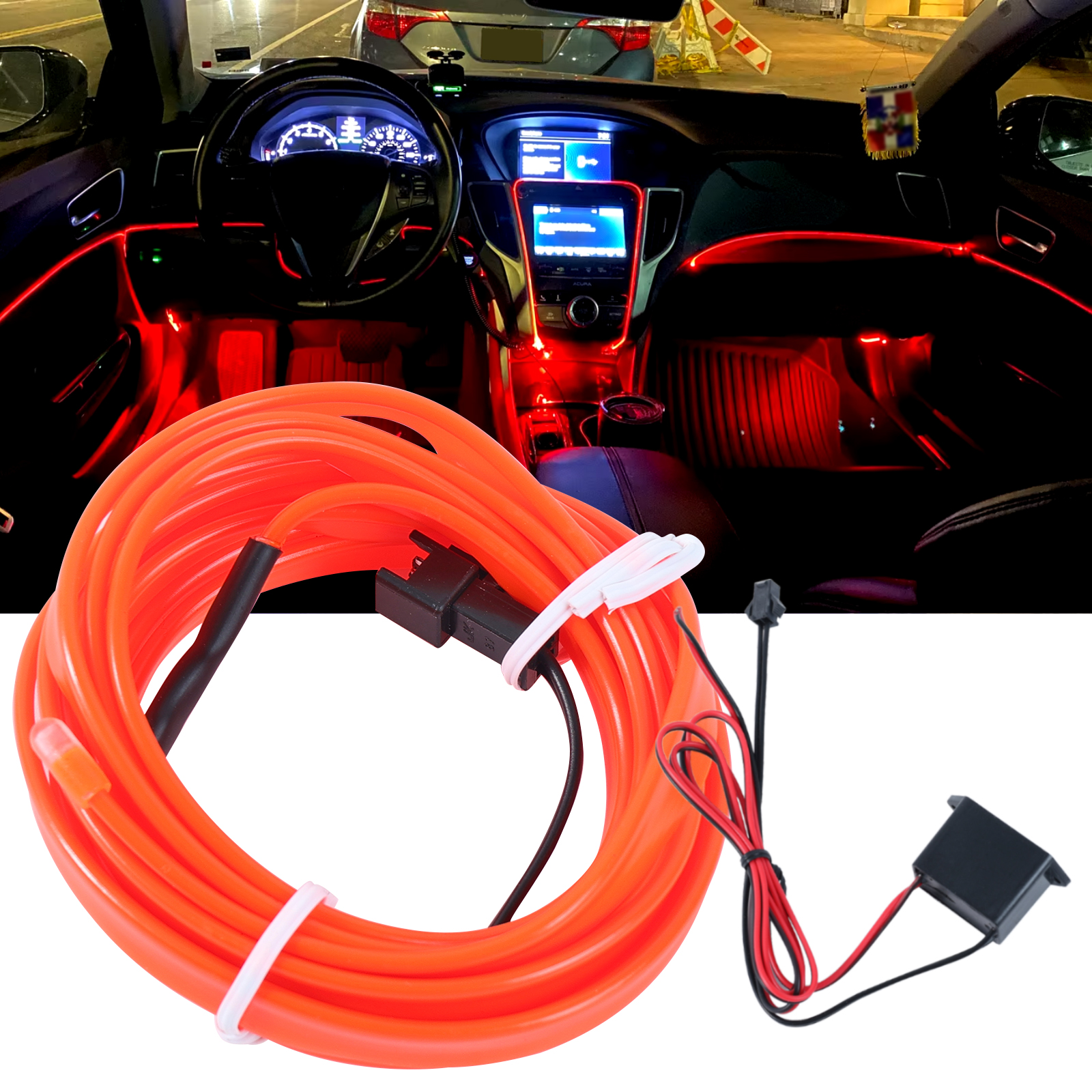 Car Interior Strip Light Ambie - đánh giá và giá Led Interior Ambient Light