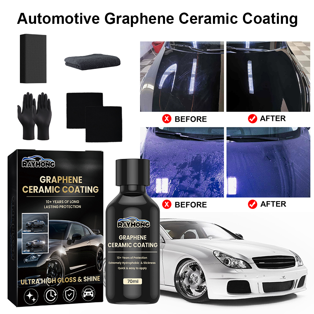 70ml Graphene Ceramic Coating  - đánh giá và giá Car Detailing Brush