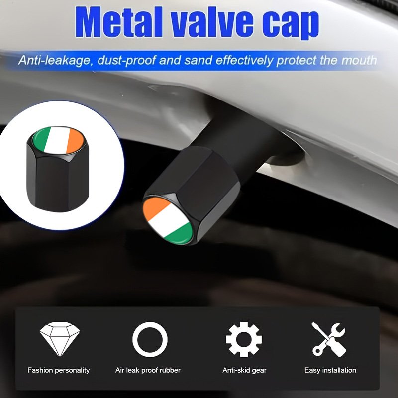 8Pcs Car Tire Valve Stem Caps  - đánh giá và giá Car Accessories Ireland