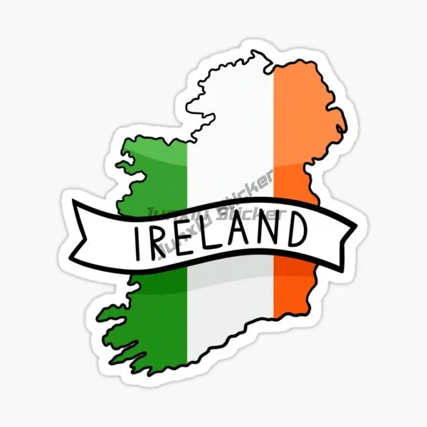 Ireland Flag Map Luck Clover S - đánh giá và giá Car Accessories Ireland