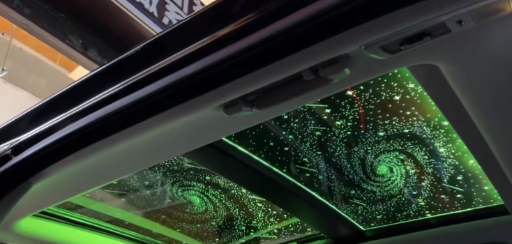 Double Skylight Sunroof Ambien - đánh giá và giá Led Interior Ambient Light