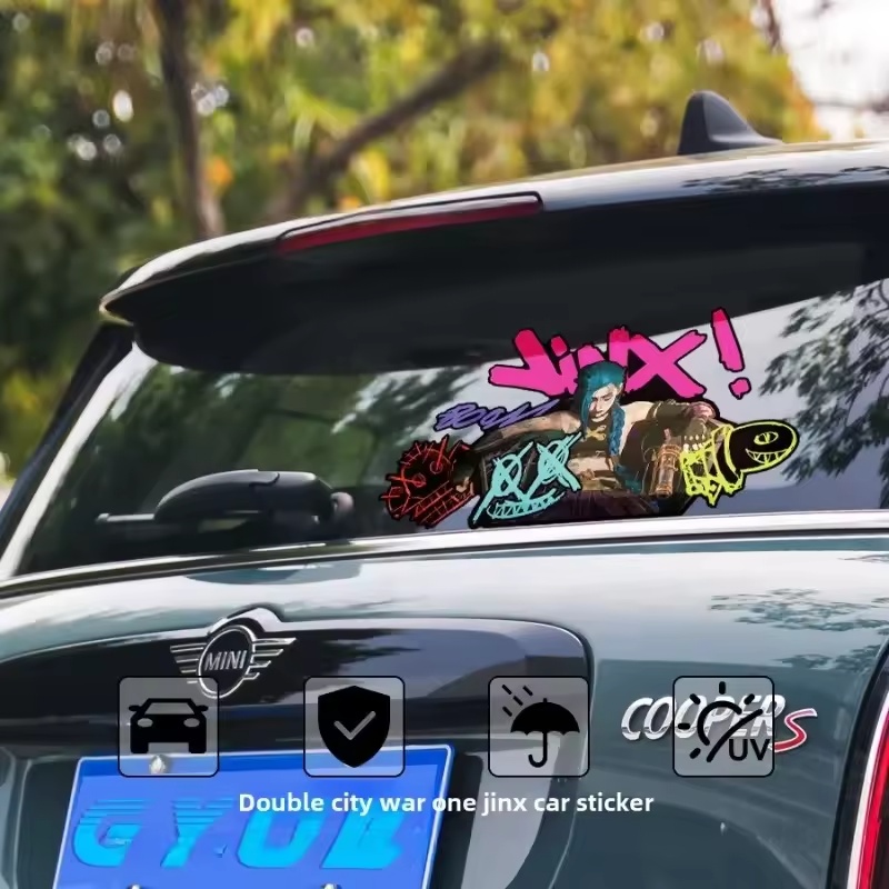 Arcane Jinx Graffiti Reflectiv - đánh giá và giá Car Accessories Ebay