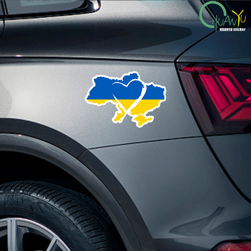 Sign Car Sticker Ukraine Sunfl - đánh giá và giá Car Accessories Uk