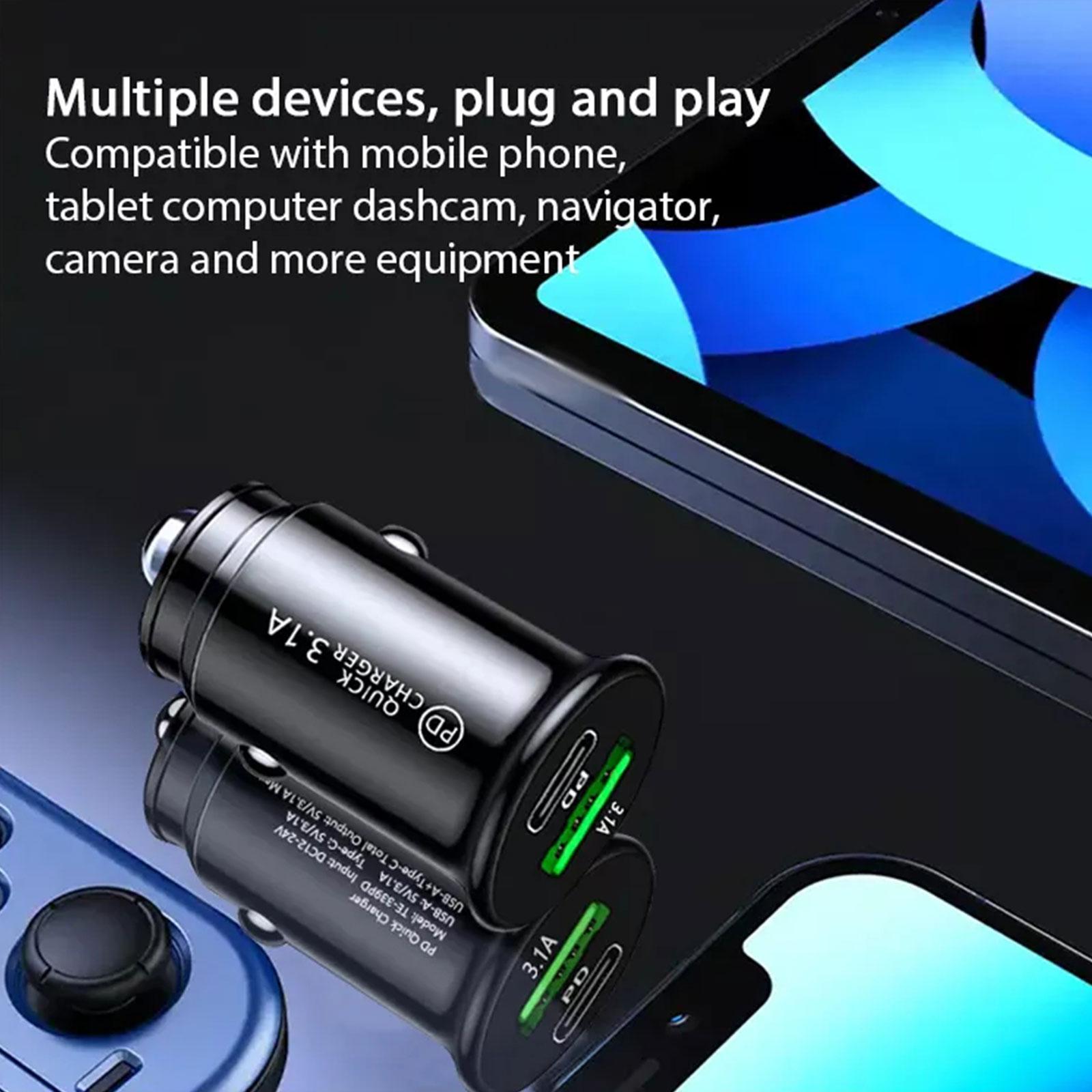 3.1A Fast Charging Car Charger - đánh giá và giá Car Accessories Qc