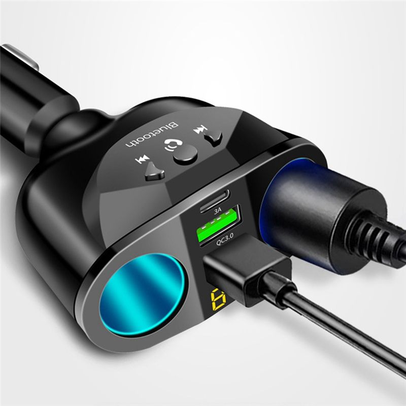 Solid 66W USB Type C MP3 Playe - đánh giá và giá Car Accessories Qc