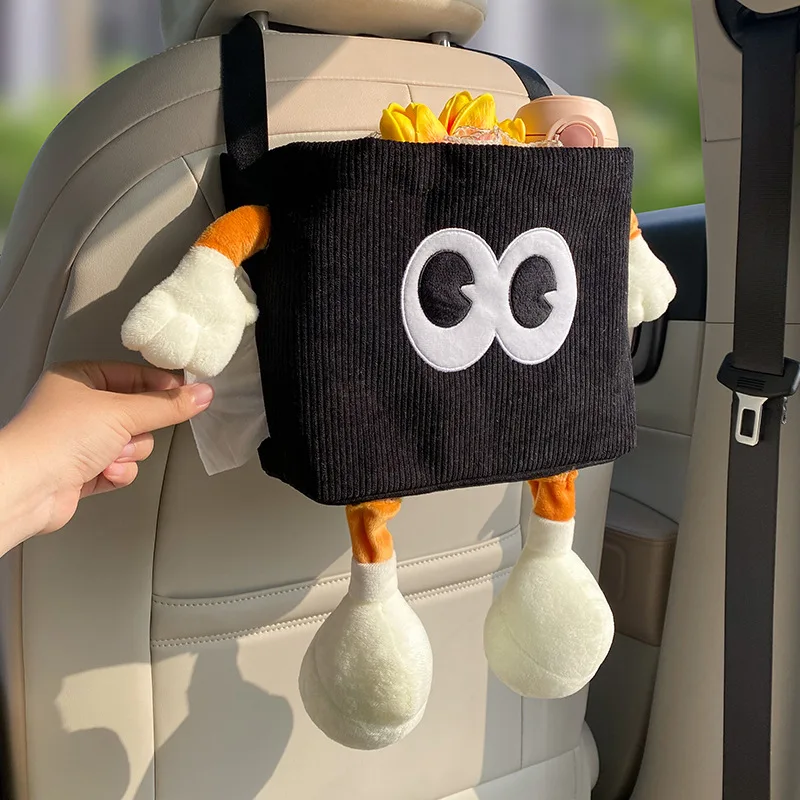 Car Trash Can Bin Cartoon Eye  - đánh giá và giá Car Accessories Hanging