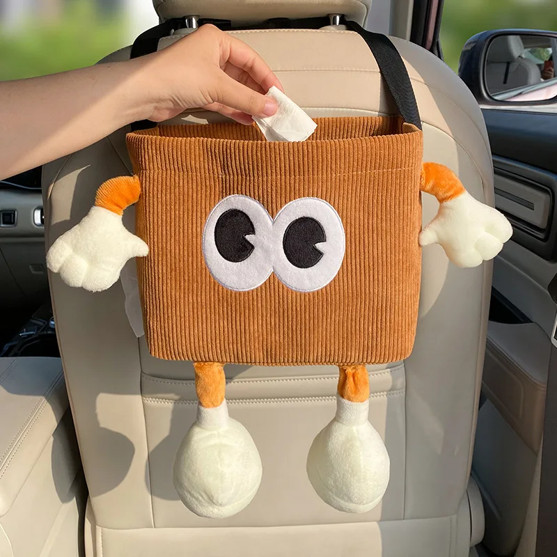 Car Trash Can Bin Cartoon Eye  - đánh giá và giá Car Accessories Hanging