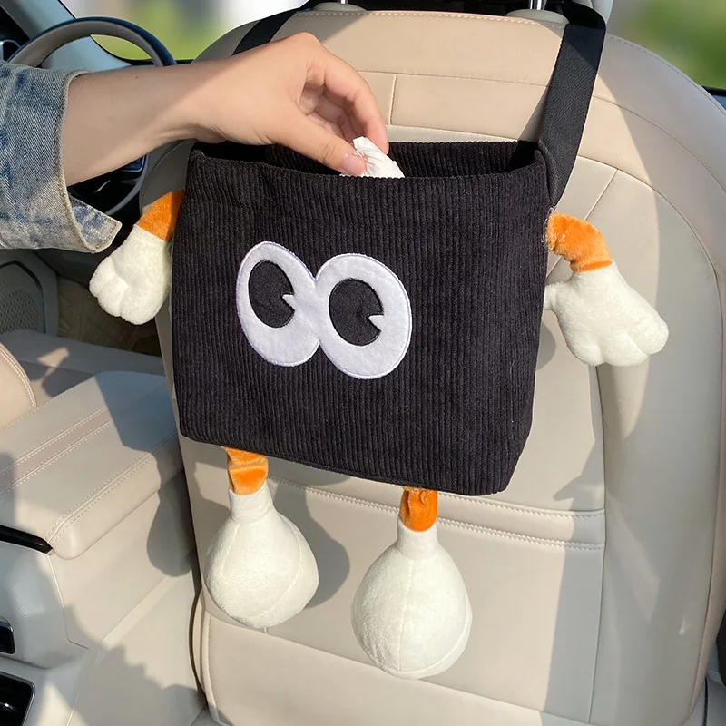 Car Trash Can Bin Cartoon Eye  - đánh giá và giá Car Accessories Hanging