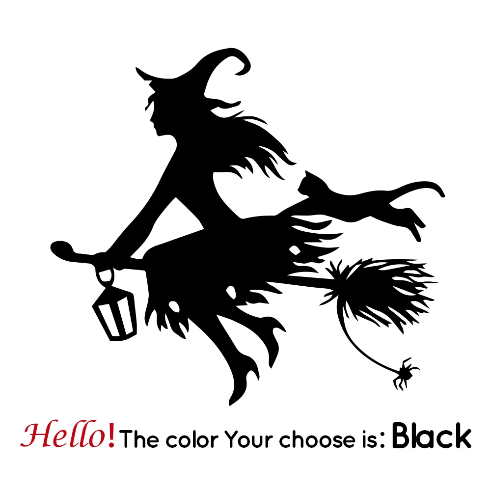 Car Sticker Personality Witch  - đánh giá và giá Car Accessories Ebay
