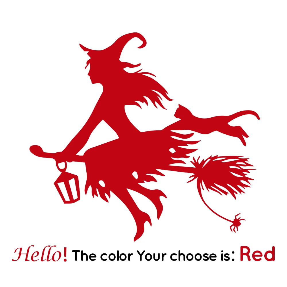 Car Sticker Personality Witch  - đánh giá và giá Car Accessories Ebay