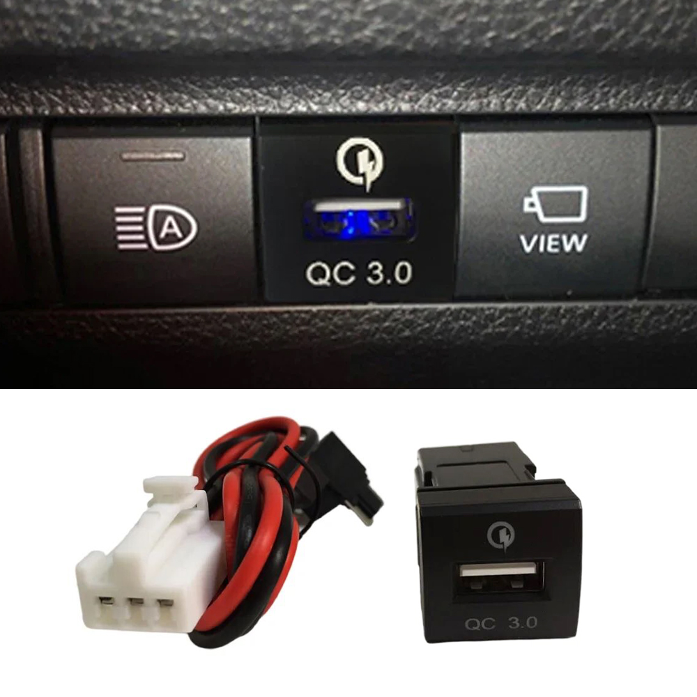 QC 3.0 USB Port Adapter Car Ch - đánh giá và giá Car Accessories Qc