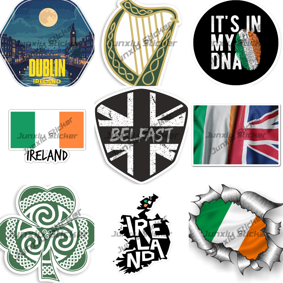 Ireland Coat of Arms Harp Stic - đánh giá và giá Car Accessories Ireland