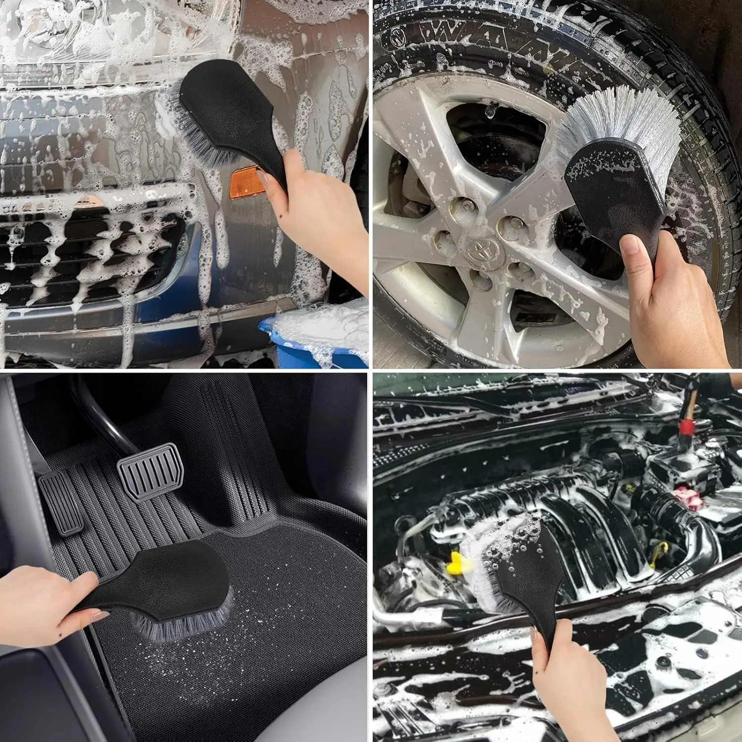 Car Wheel Hub Washing Brush An - đánh giá và giá Car Detailing Brush