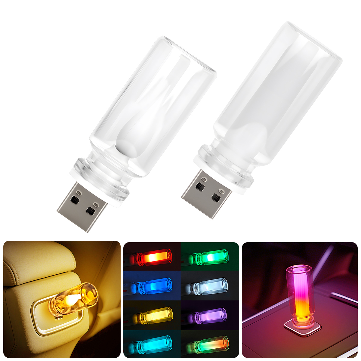 USB LED Flash Candles Light Bu - đánh giá và giá Led Interior Ambient Light