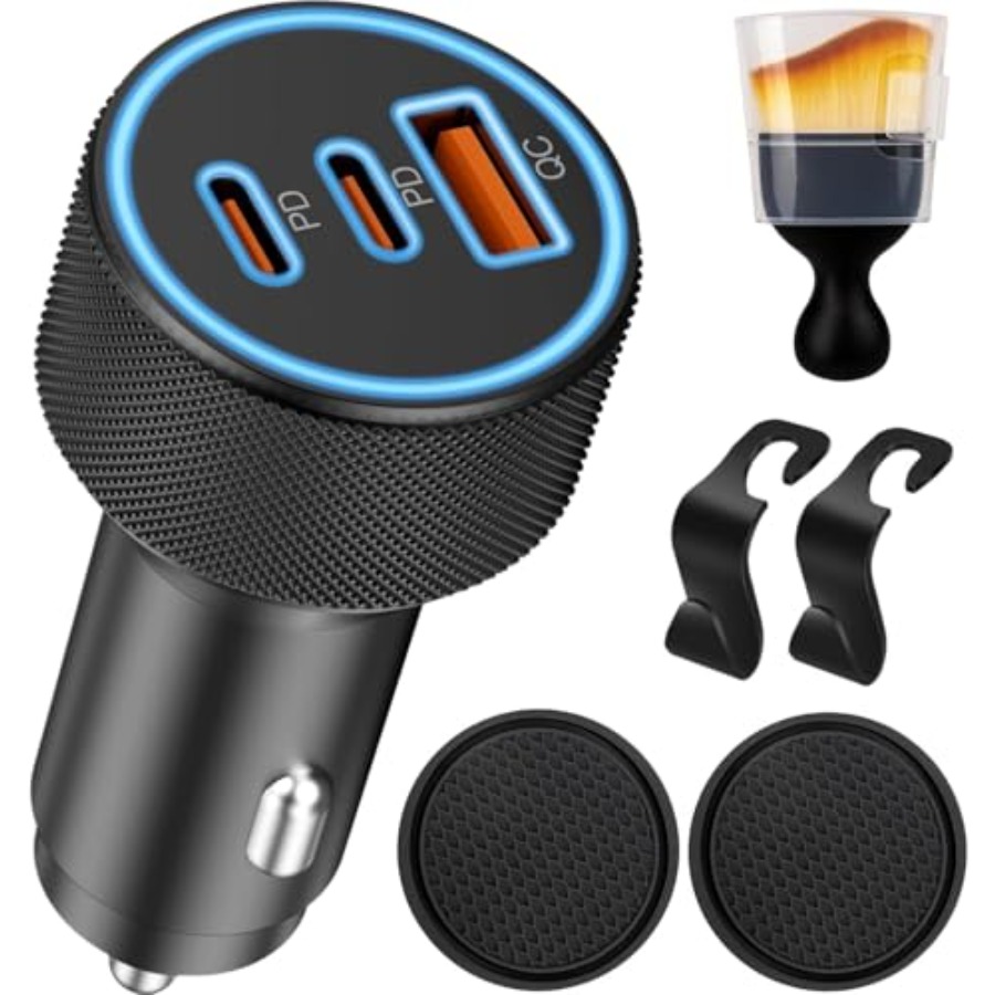 142.5W Car Charger Super Fast  - đánh giá và giá Car Accessories Qc