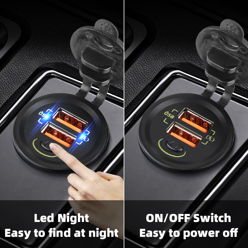 QC3.0 36W Car Usb Charger Auto - đánh giá và giá Car Accessories Qc