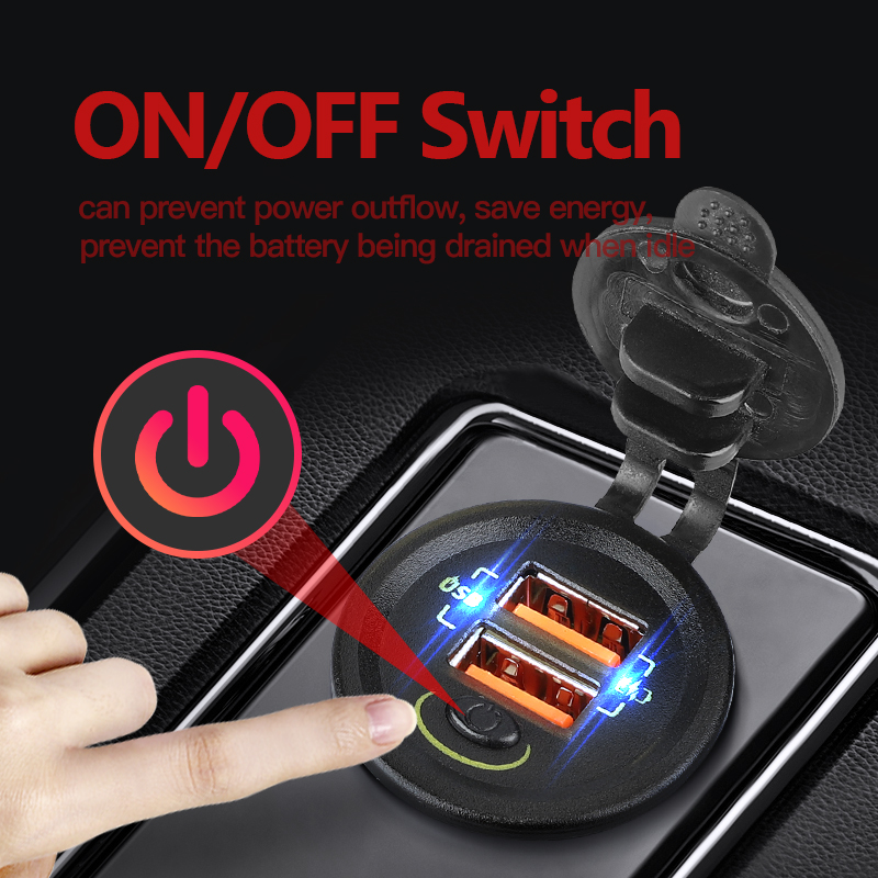 QC3.0 36W Car Usb Charger Auto - đánh giá và giá Car Accessories Qc