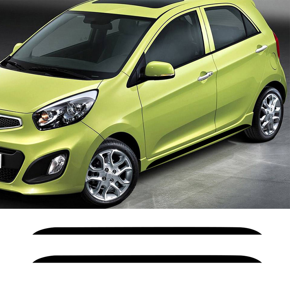 2PCS Car Side Door Skirt Strip - đánh giá và giá Car Accessories Ebay
