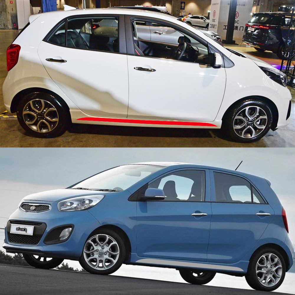 2PCS Car Side Door Skirt Strip - đánh giá và giá Car Accessories Ebay