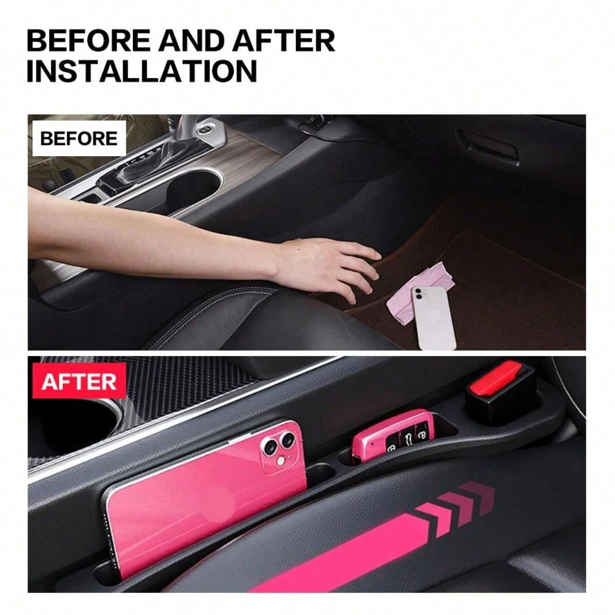 Car Seat Gap Filler Side Seam  - đánh giá và giá Car Accessories Hanging