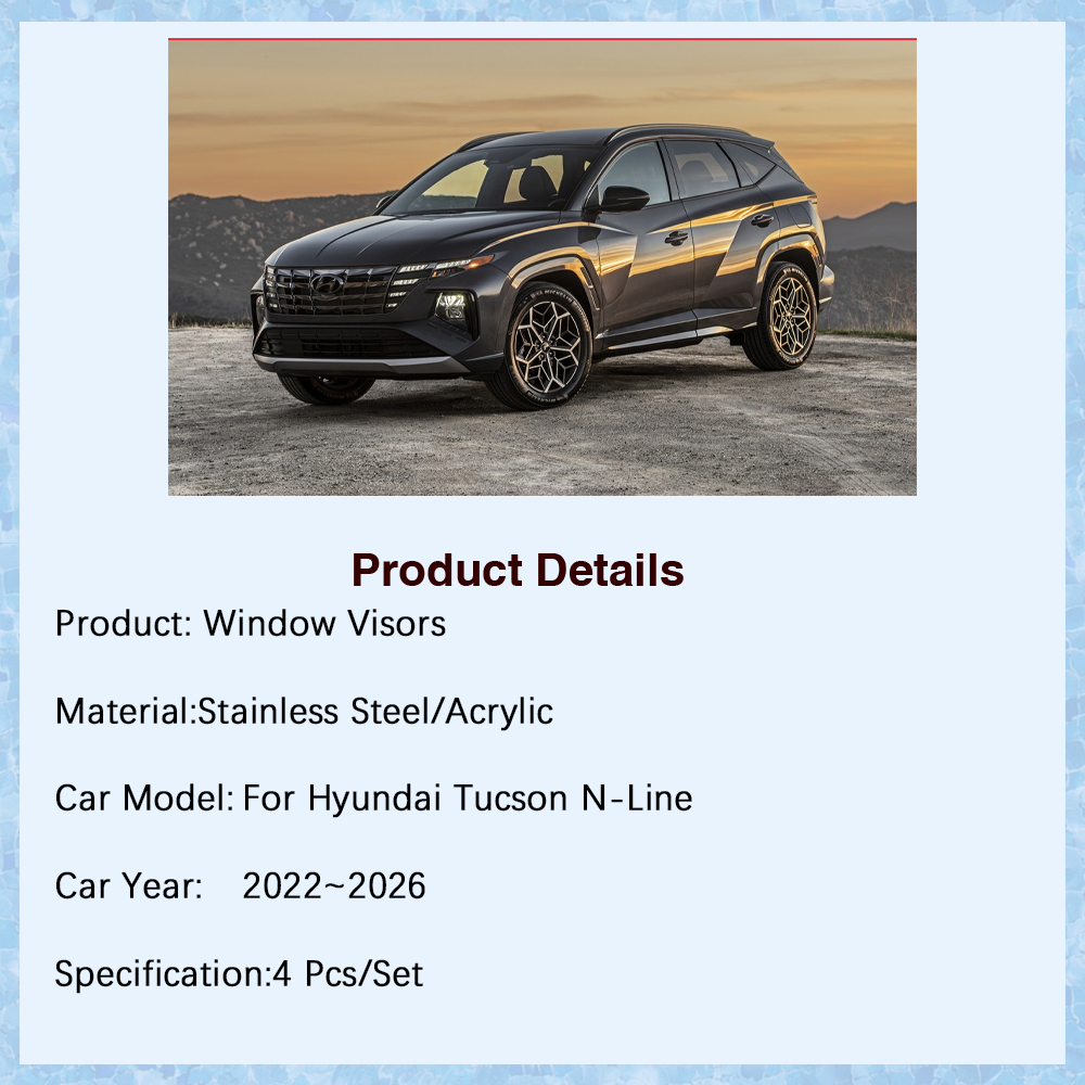 Car Window Visors For Hyundai  - đánh giá và giá Car Accessories Uk