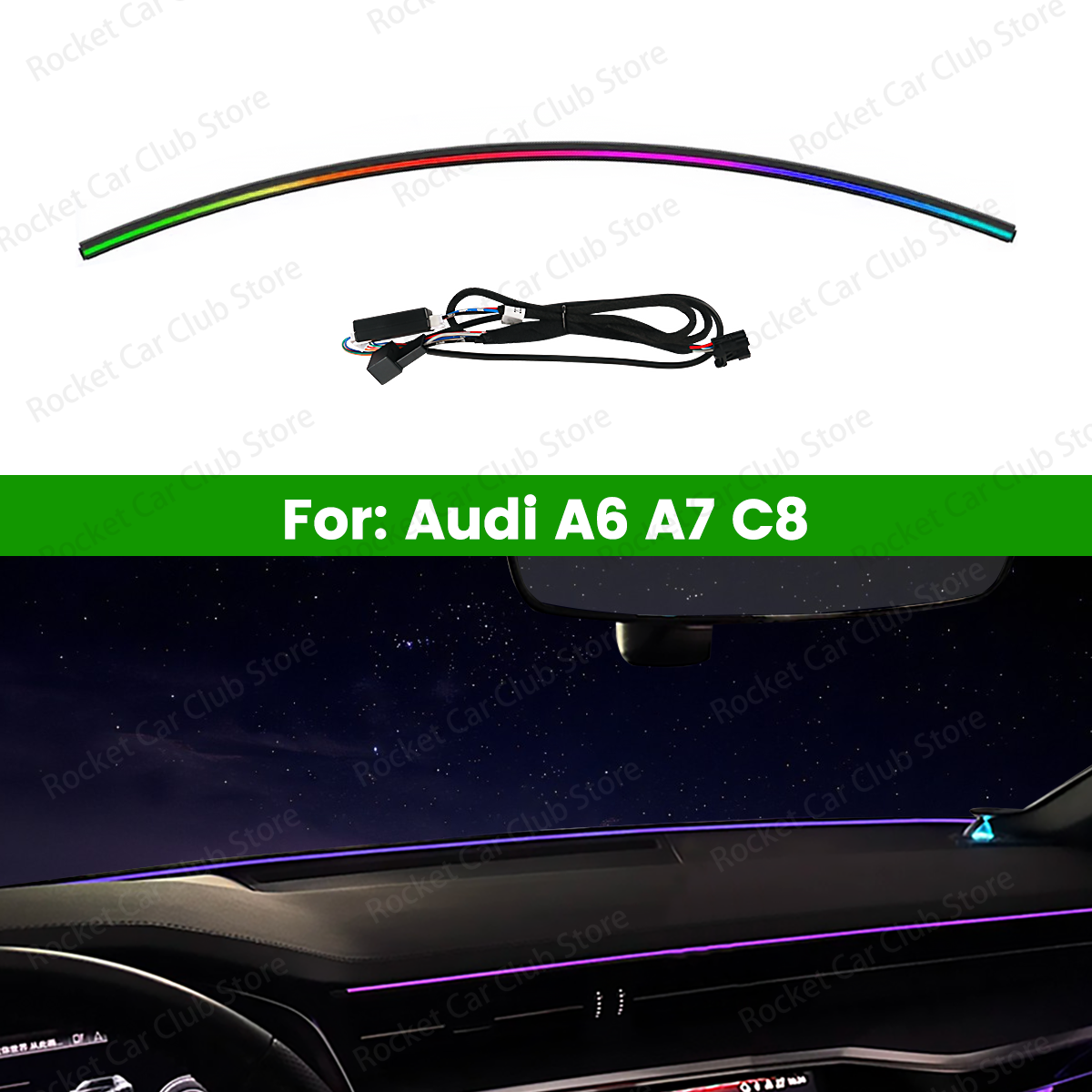 LED Ambient Strip Light 32 Col - đánh giá và giá Led Interior Ambient Light