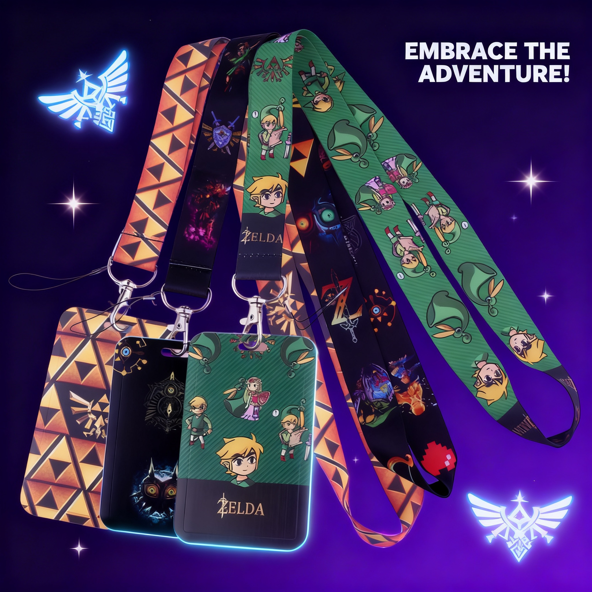Cartoon Game Lanyards for Key  - đánh giá và giá Car Accessories Hanging